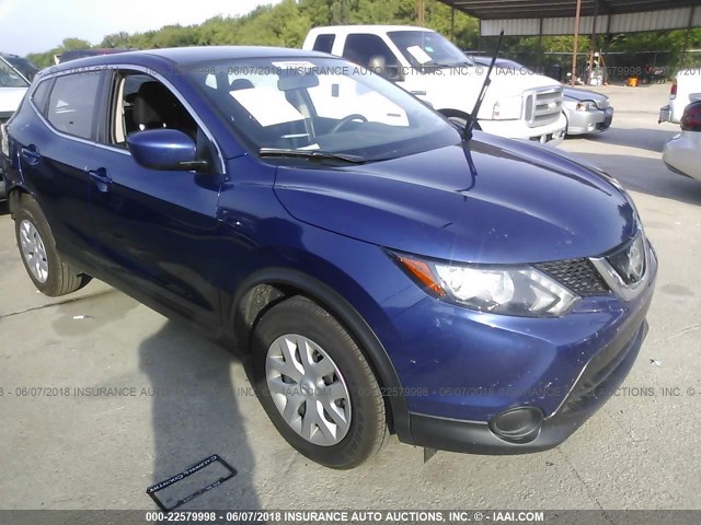 JN1BJ1CRXJW250434 - 2018 NISSAN ROGUE BLUE photo 1