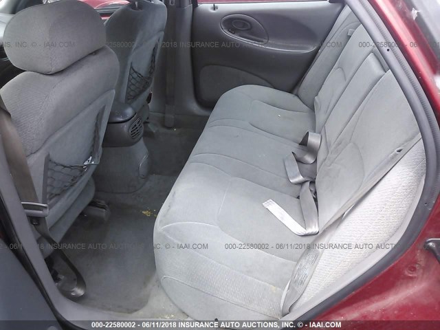 1FALP53S9TG284538 - 1996 FORD TAURUS LX RED photo 8