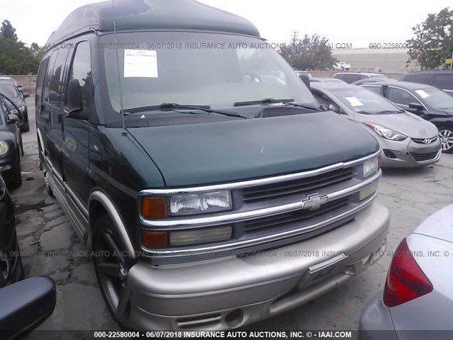 1GBFG15R9X1034014 - 1999 CHEVROLET EXPRESS G1500  GREEN photo 1