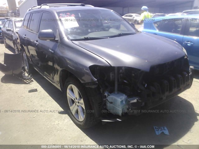 JTEES42A692110545 - 2009 TOYOTA HIGHLANDER LIMITED GRAY photo 1