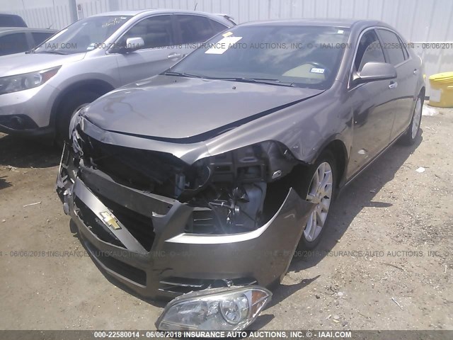 1G1ZE5E16BF367923 - 2011 CHEVROLET MALIBU LTZ 棕色 照片 2