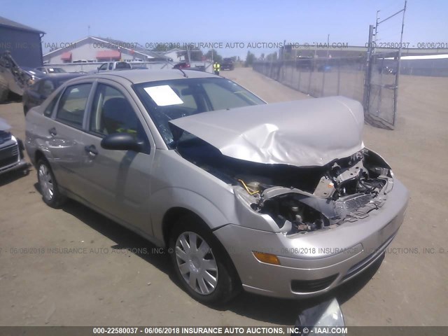 1FAFP34N57W345468 - 2007 FORD FOCUS ZX4/S/SE/SES GOLD photo 1