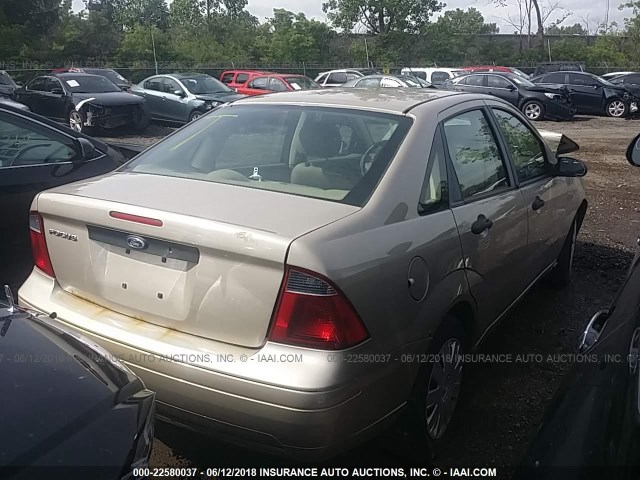 1FAFP34N57W345468 - 2007 FORD FOCUS ZX4/S/SE/SES 金色 照片 4