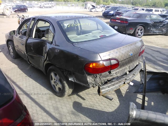 1G1NE52J12M655041 - 2002 CHEVROLET MALIBU LS 棕色 照片 3