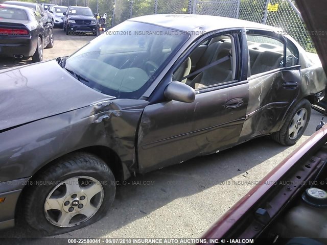 1G1NE52J12M655041 - 2002 CHEVROLET MALIBU LS 棕色 照片 6
