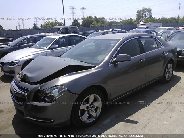 1G1ZC5EB2A4142357 - 2010 CHEVROLET MALIBU 1LT 灰色 照片 2