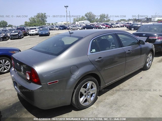 1G1ZC5EB2A4142357 - 2010 CHEVROLET MALIBU 1LT 灰色 照片 4