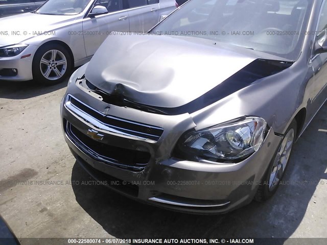 1G1ZC5EB2A4142357 - 2010 CHEVROLET MALIBU 1LT 灰色 照片 6