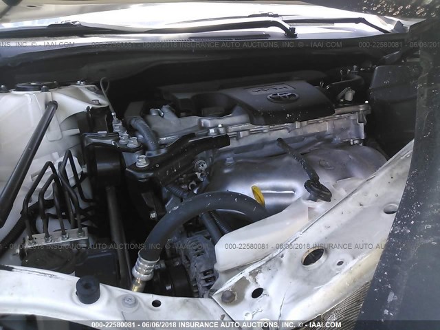 4T1BF1FKXCU129300 - 2012 TOYOTA CAMRY SE/LE/XLE WHITE photo 10