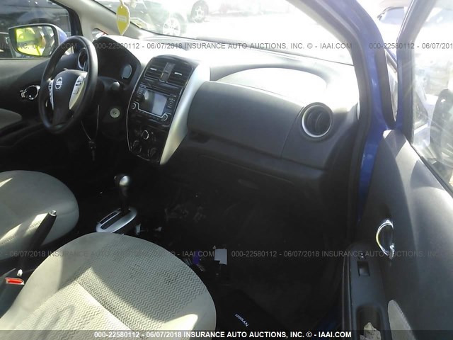 3N1CE2CP0FL387263 - 2015 NISSAN VERSA NOTE S/S PLUS/SV/SL/SR BLUE photo 5