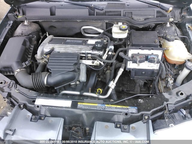1G8AZ52F85Z164456 - 2005 SATURN ION LEVEL 2 GRAY photo 10