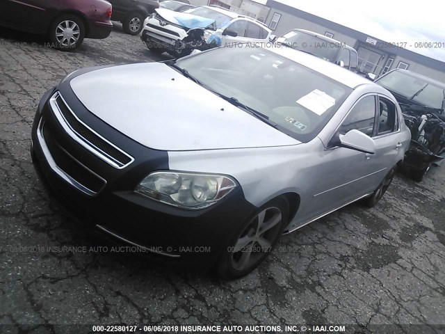 1G1ZC5E1XBF245121 - 2011 CHEVROLET MALIBU 1LT 银色 照片 2