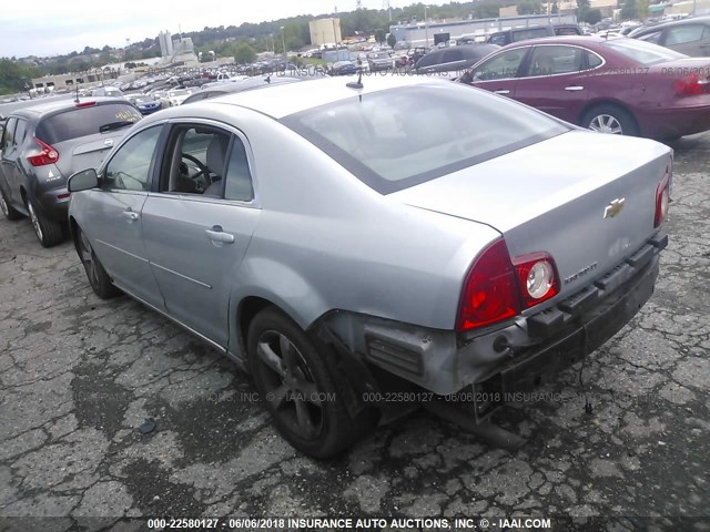 1G1ZC5E1XBF245121 - 2011 CHEVROLET MALIBU 1LT 银色 照片 3