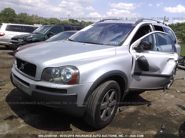 YV4CZ592961261518 - 2006 VOLVO XC90 SILVER photo 2