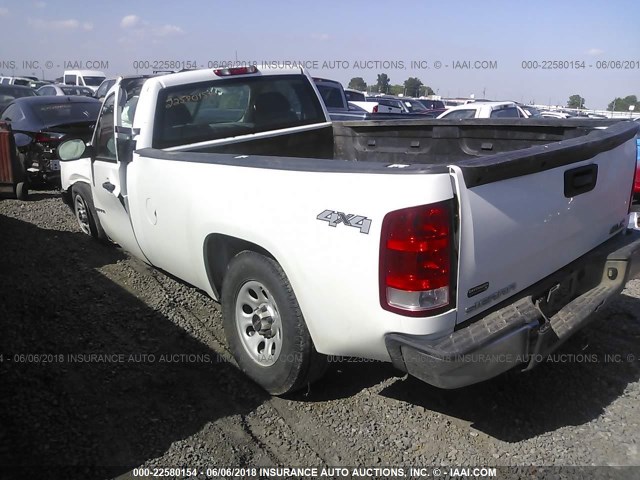 1GTN2TEA5DZ359557 - 2013 GMC SIERRA K1500 WHITE photo 3