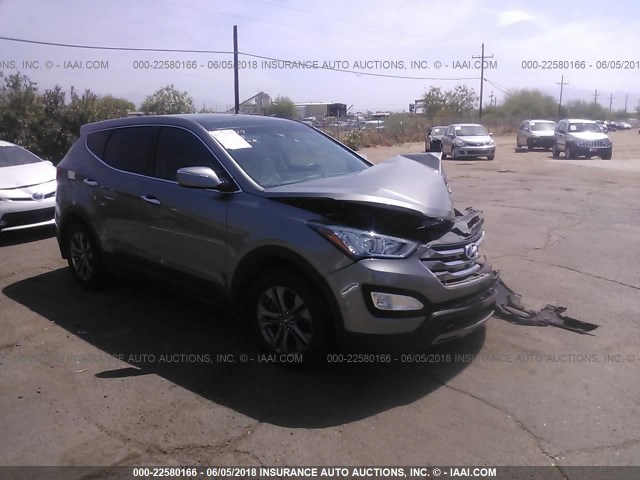 5XYZU3LB9DG093143 - 2013 HYUNDAI SANTA FE SPORT  GRAY photo 1