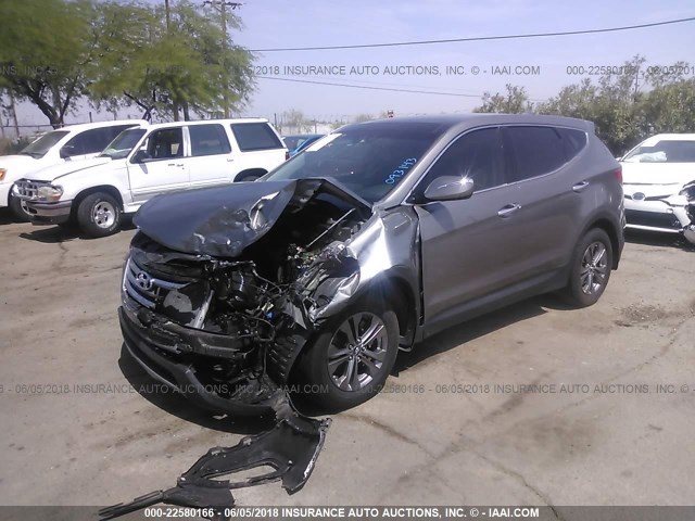 5XYZU3LB9DG093143 - 2013 HYUNDAI SANTA FE SPORT  GRAY photo 2