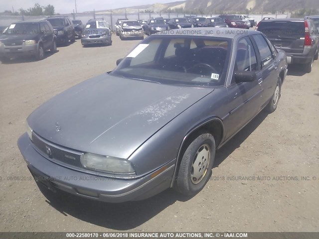 2G4WB54T3M1841855 - 1991 BUICK REGAL CUSTOM GRAY photo 6