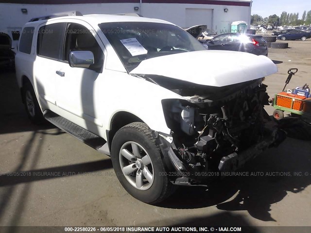 5N1BA0ND6CN621960 - 2012 NISSAN ARMADA SV/SL/PLATINUM WHITE photo 1