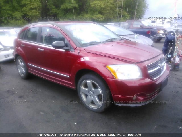 1B3HE78K77D556166 - 2007 DODGE CALIBER R/T RED photo 1