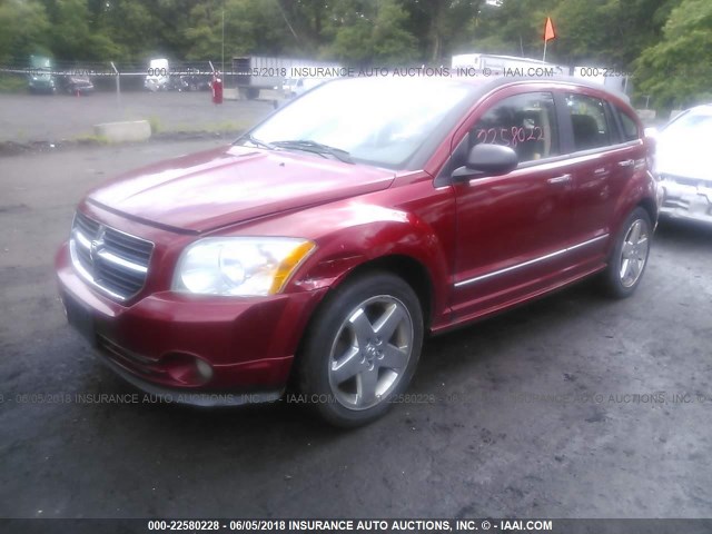 1B3HE78K77D556166 - 2007 DODGE CALIBER R/T RED photo 2