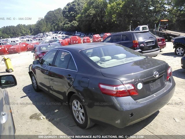 JTNBE46K073084805 - 2007 TOYOTA CAMRY NEW GENERAT CE/LE/XLE/SE GRAY photo 3