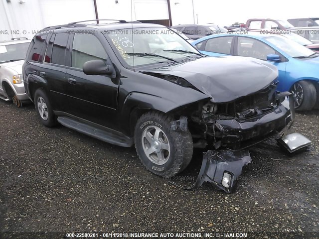 1GNDT33S792110897 - 2009 CHEVROLET TRAILBLAZER LT BLACK photo 1