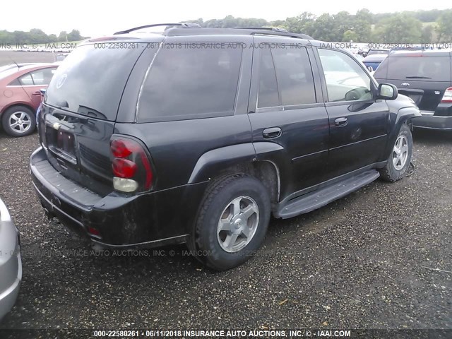 1GNDT33S792110897 - 2009 CHEVROLET TRAILBLAZER LT BLACK photo 4