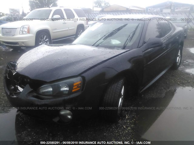 2G2WP522541261270 - 2004 PONTIAC GRAND PRIX GT BLACK photo 2