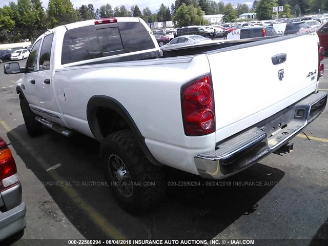 3D7MX38C27G728542 - 2007 DODGE RAM 3500 ST/SLT WHITE photo 3