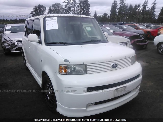 JTLKT324564069354 - 2006 TOYOTA SCION XB WHITE photo 1