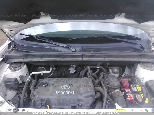 JTLKT324564069354 - 2006 TOYOTA SCION XB WHITE photo 10