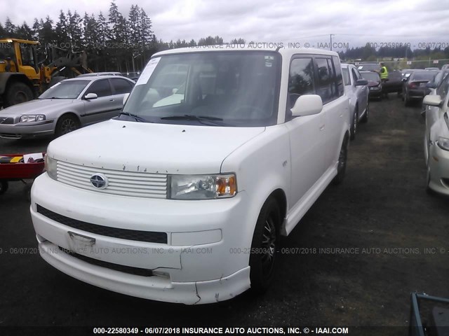JTLKT324564069354 - 2006 TOYOTA SCION XB WHITE photo 2