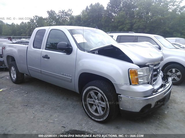 1GTR2VE75CZ355119 - 2012 GMC SIERRA K1500 SLE SILVER photo 1