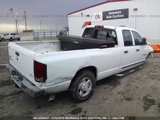 3D7KR28C85G851383 - 2005 DODGE RAM 2500 ST/SLT 白色 照片 4