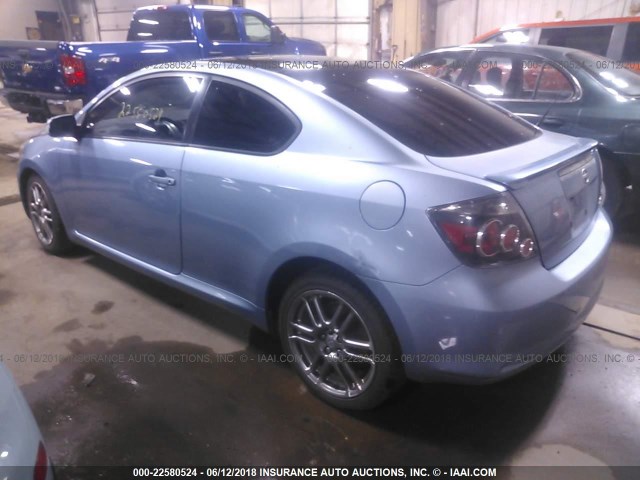 JTKDE3B76A0303504 - 2010 TOYOTA SCION TC 浅蓝色 照片 3