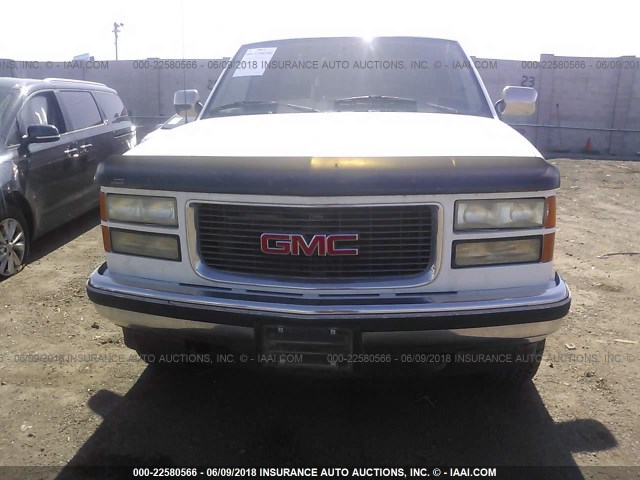 2GTFK29K9R1556068 - 1994 GMC SIERRA K2500 WHITE photo 6