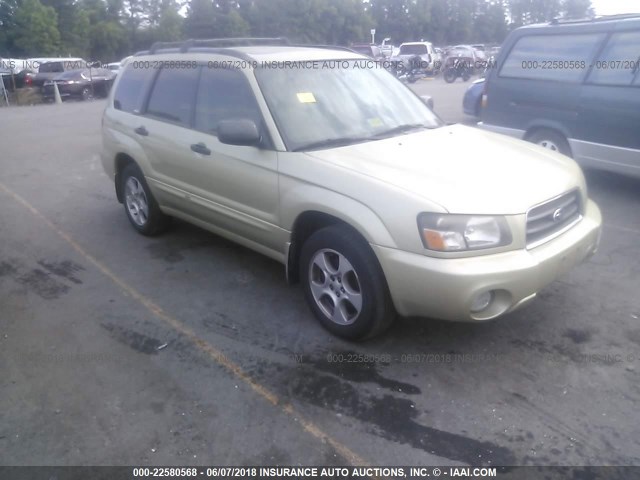 JF1SG656X4H757876 - 2004 SUBARU FORESTER 2.5XS მწვანე ფოტო 1