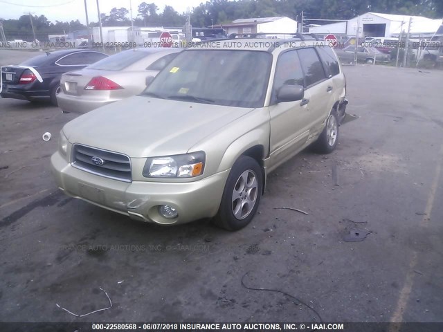 JF1SG656X4H757876 - 2004 SUBARU FORESTER 2.5XS მწვანე ფოტო 2