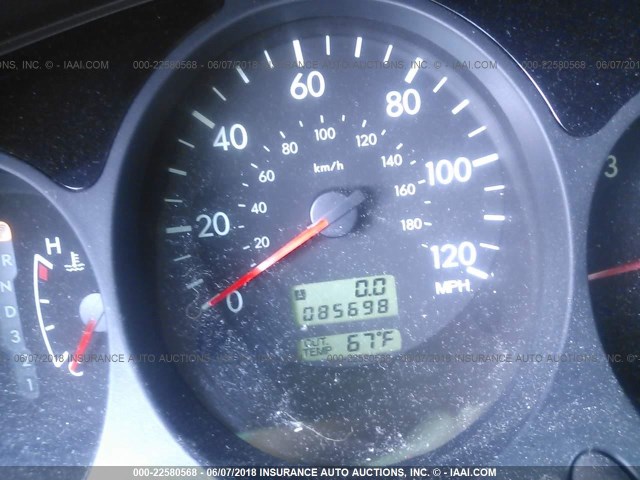 JF1SG656X4H757876 - 2004 SUBARU FORESTER 2.5XS მწვანე ფოტო 7