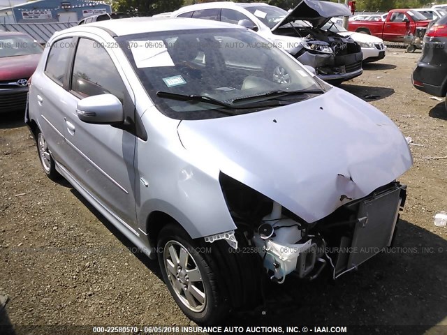 ML32A4HJ0FH039601 - 2015 MITSUBISHI MIRAGE ES SILVER photo 1