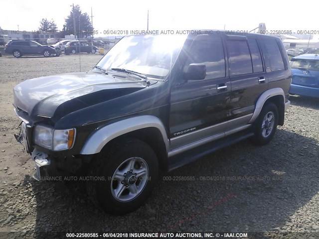 JACDJ58X3Y7J13293 - 2000 ISUZU TROOPER S/LS/LIMITED 绿色 照片 2