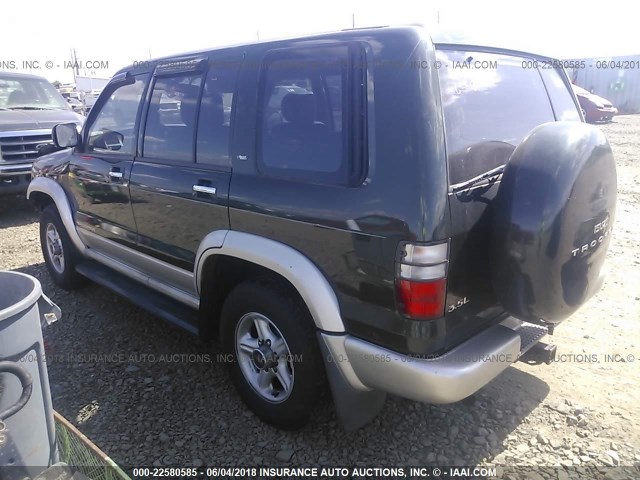 JACDJ58X3Y7J13293 - 2000 ISUZU TROOPER S/LS/LIMITED 绿色 照片 3