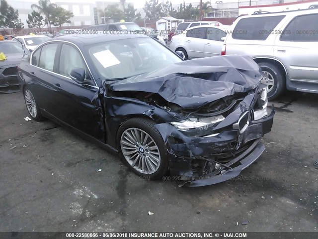 WBA3B9C52DF801063 - 2013 BMW 335 XI BLUE photo 1