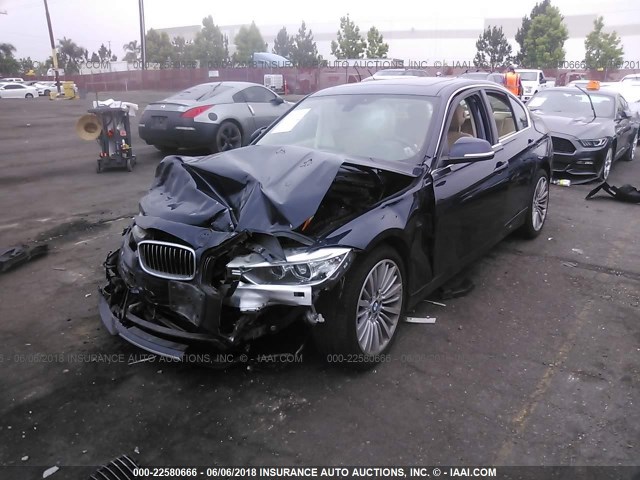 WBA3B9C52DF801063 - 2013 BMW 335 XI Mavi foto 2