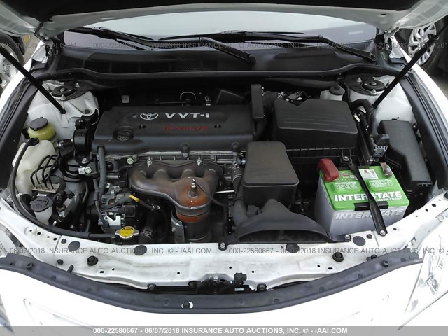 4T1BE46K17U512696 - 2007 TOYOTA CAMRY NEW GENERAT CE/LE/XLE/SE WHITE photo 10