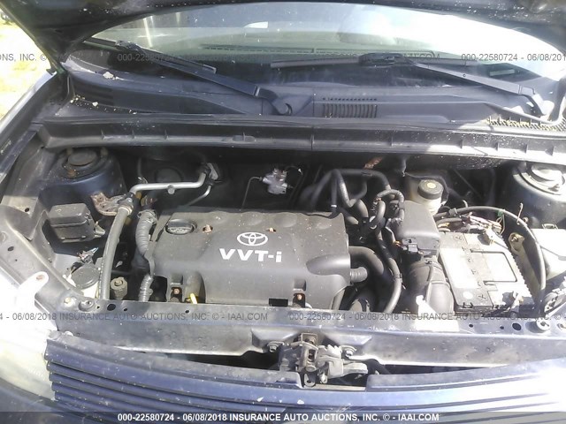 JTLKT334464125668 - 2006 TOYOTA SCION XB ლურჯი ფოტო 10