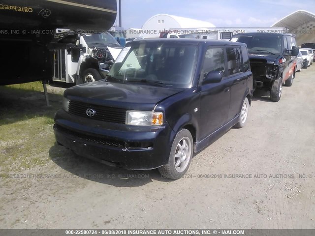 JTLKT334464125668 - 2006 TOYOTA SCION XB ლურჯი ფოტო 2