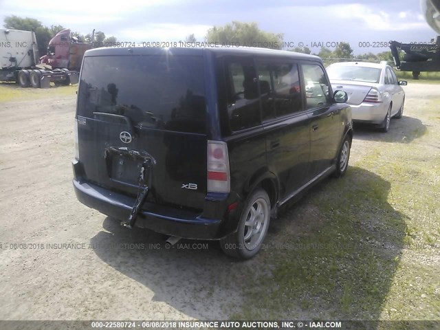 JTLKT334464125668 - 2006 TOYOTA SCION XB ლურჯი ფოტო 4
