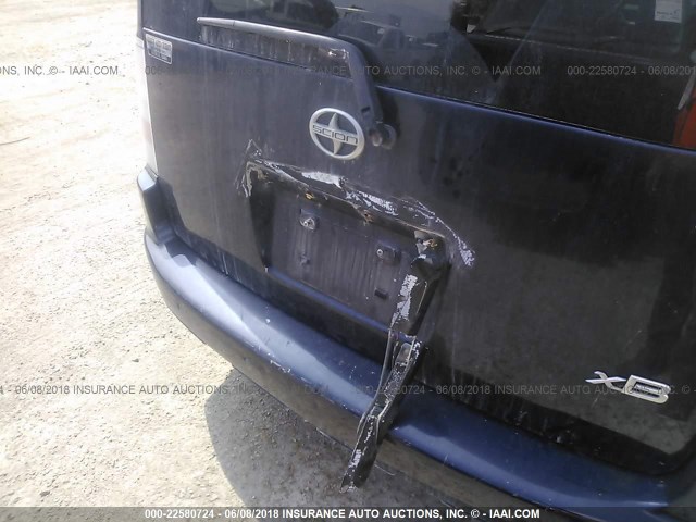 JTLKT334464125668 - 2006 TOYOTA SCION XB ლურჯი ფოტო 6